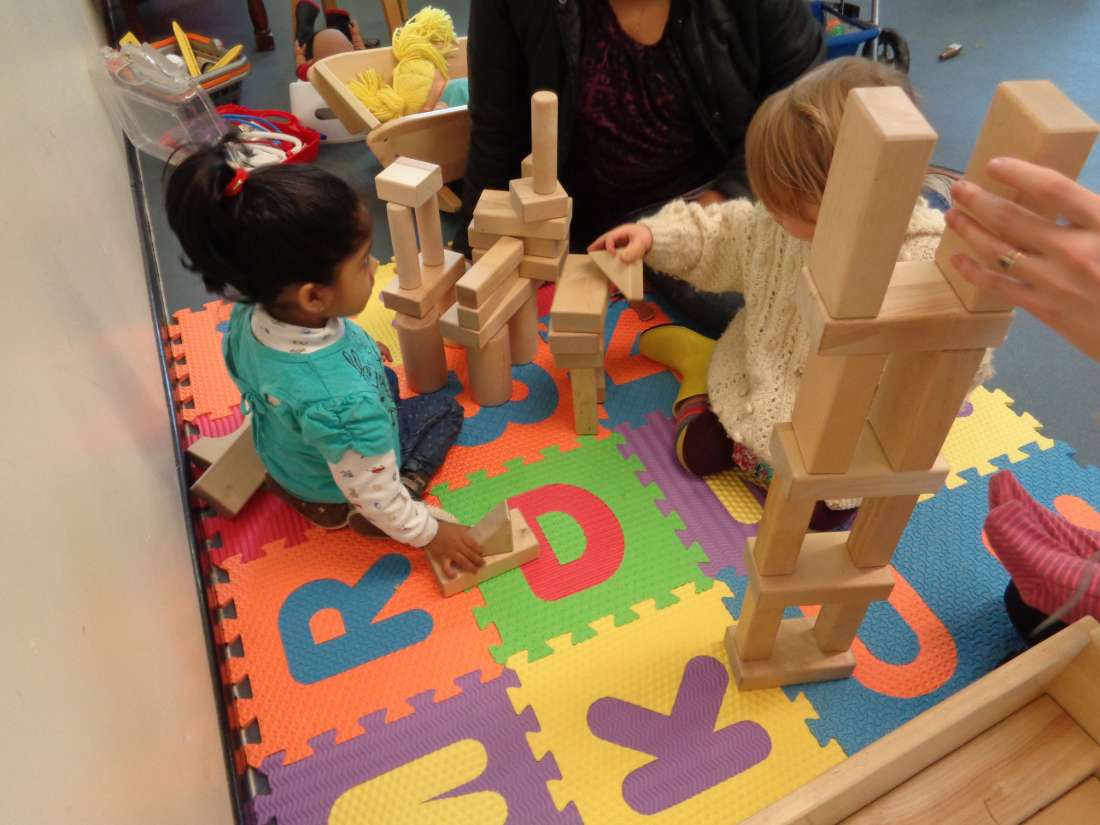 Families at a stay and play session